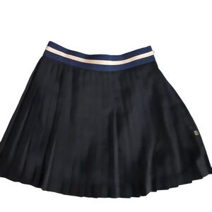Someone Kids Navy Blue Pleated Pull On Golf Tennis Skirt Size 10